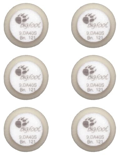 RUPES Schaumstoff-Pad, 3,8 cm, 40 mm, Weiß, 6 Stück