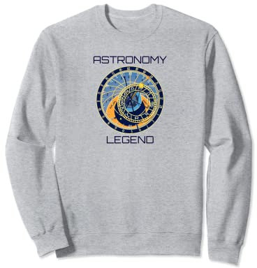 Prag Astronomische Uhr Shirt Astronomie Legende Geschenk Sweatshirt