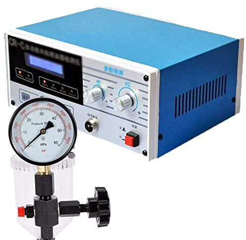 Kit de testeur d'injecteur à Rampe Commune, 600 Bars 8000PSI CR-C testeur d'injecteur à Rampe Commune Diesel Multifonction + buse de Carburant S60H pour Diesel 6190/6200/6170