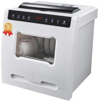 Vollautomatischer Tischgeschirrspüler for den Haushalt for 6 Personen, Ein-Knopf-Bedienung, keine Installation erforderlich, mit Trocknung