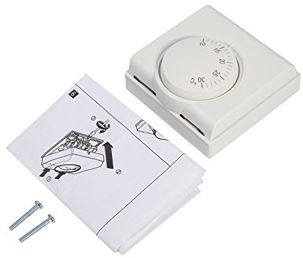 Nikou Thermostat, 220 V Raummechanischer Temperaturregler Thermostatschalter Für Zentrale Klimaanlage Neu