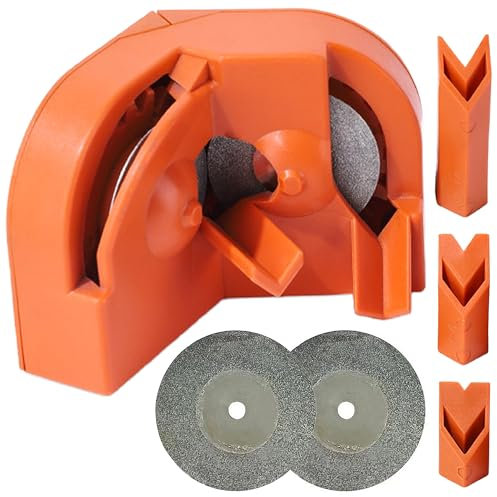 Multipurpose Drill Bit Grinding Sharpener, Bohrerschärfgerät für Bohrer, Elektrischer Messerschärfer, Schärfstation, mit 2 Schleifscheiben, 3 Bohrern