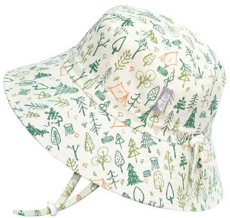 Jan & Jul Grow-with-Me Solhatt i bomull för bebisar och barn, 2-5T