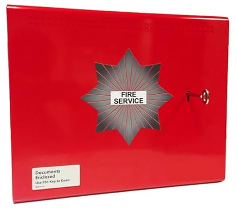 FireShield Premises Fire Document Box with Firemans Lock