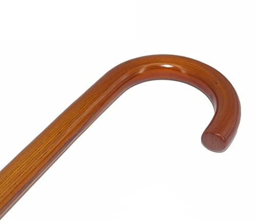 DUIRHNFV Rundgriff Holzstock Modischer Spazierstock im traditionellen Stil für Männer und Frauen 36 Zoll Höhe