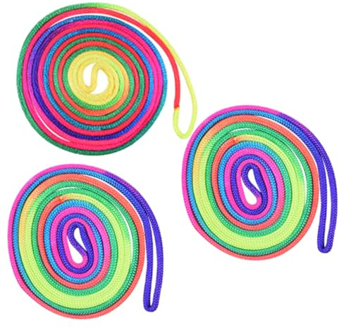 CLISPEED 3 Stück Teiliges Regenbogen Farbige Finger Strings Handspielzeug für Party Mitgebsel Feinmotorik Spaß für Outdoor Camping Geburtstag