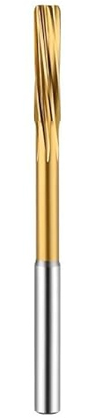 Alesatore a gambo dritto H7 3-20 mm - Alesatore elicoidale in cobalto placcato TiAN M35 for acciaio inossidabile e acciaio legato(15mm)