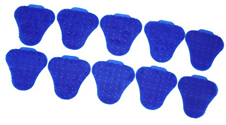 Qcwwy Urinal Screen Deodorizers 10Pcs Anti Splash Aromatic Filter Screen For Restroom Office Industrial Bathroom (Blue)