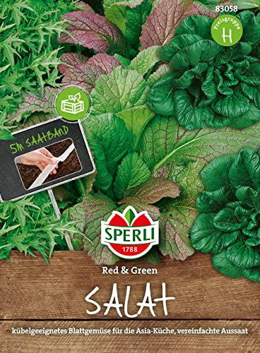 Salatmischung Asia Greens, Saatband