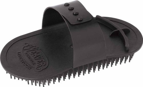 Weaver Leather Massage Brush, Black