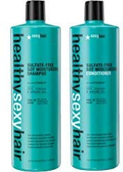 Sexy Hair Healthy Sexy Hair Color Safe Sulfate Free Soy Moisturizing Shampoo & Conditioner, 33.8 Oz Each by SEXY HAIR