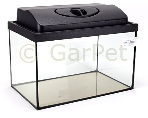 Aquarium Komplettset 40x25x25 25 L Starterset Becken mit Abdeckung inkl. LED Beleuchtung Aquarium Set Komplett