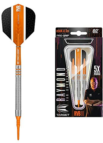 Target Darts Raymond Van Barneveld RVB 80 16G 80% Wolfram Softdarts-Set Dartpfeile