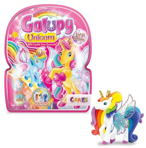 CRAZE GALUPY Unicornios para Niñas Juguetes, Figura de Unicornio Coleccionable, Juguetes niños 3 años 17739