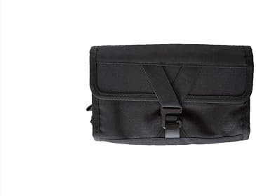 TRAVEL DUDE Faltbare Kulturtasche für Damen & Herren – Kulturbeutel zum Aufhängen, Flache Waschtasche & Kosmetiktasche klein, Duschtasche Camping mit 1 Liter Beutel Flugzeug Handgepäck