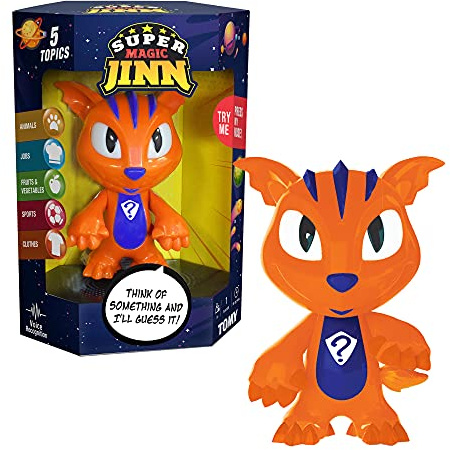 Super Magic Jinn, gissspel med röstigenkänning, 5 ämnen, magiskt spel, 1-4 spelare, gissningsspel för pojkar och flickor, ålder 5 år +