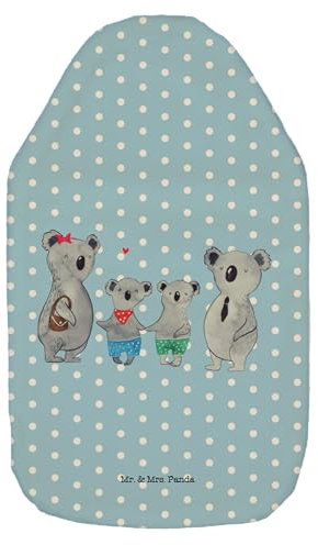 Mr. & Mrs. Panda Wärmflasche Koala Familie zwei - Geschenk, Koalabär, Wärmflasche mit Bezug, Wärmflaschenbezug, Koalafamilie, zusammen,