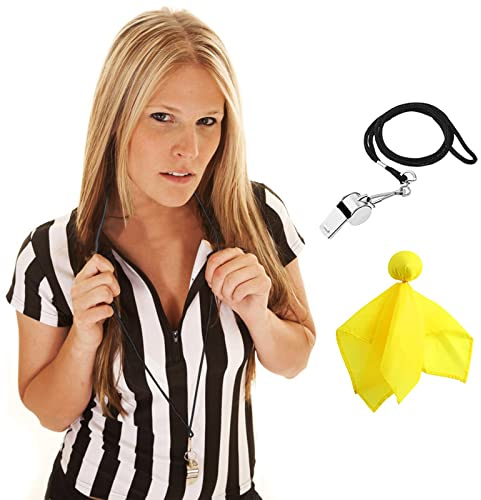 redgino Dam domare skjorta svart och vit rand kostym kortärmad fotboll basket Umpire jersey jul M