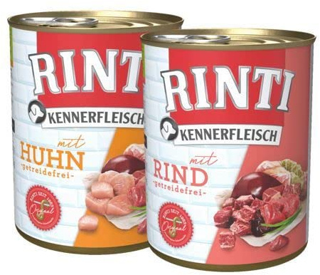 Rinti Kennerfleisch Multipack Huhn & Rind 24 x 800 g
