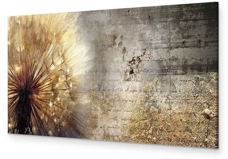 murando - Akustikbild Pusteblume Bilder Akustikschaum Hochleistungsschallabsorber Schallschutz Leinwand 1 tlg Wandbild Raumakustik Schalldämmung Blumen Natur b-C-0180-b-b