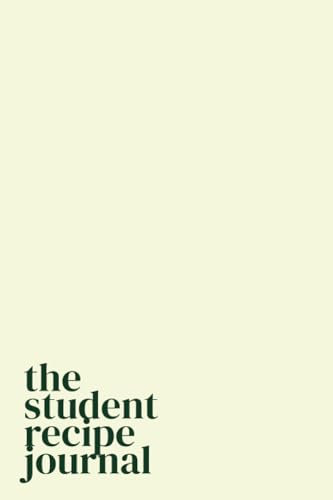 The Student Recipe Journal