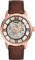 Fossil Herren Analog Automatik Uhr mit Leder Armband ME3259