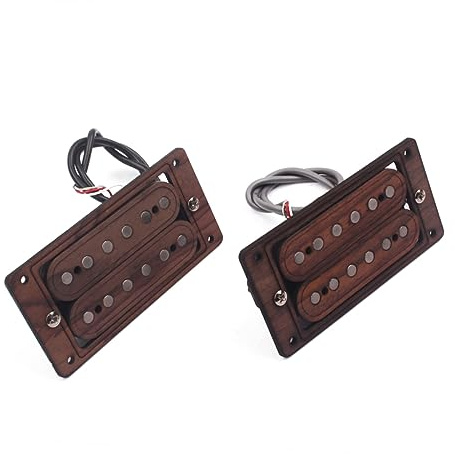 Gitarre Tonabnehmer Gmc52 Palisanderholz Humbucker 6-saiten | Hals und Steg, Ersatzteil für - und E-gitarre, Klassisch Ausbalancierte Töne für Gitarrist
