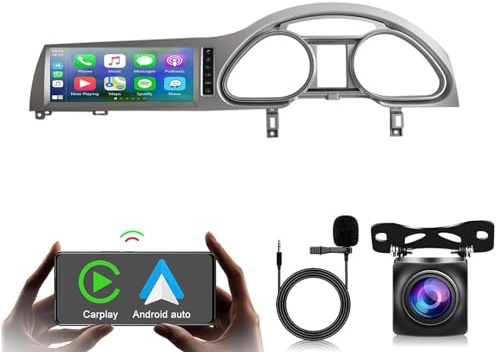 Radio de Coche Bluetooth Android para Audi Q7 4L 2005-2015 Android 12 Autoradio 9.7 Pulgada Car Stereo Apoyo Dab 4G WLAN Bluetooth Carplay Mandos de Volante Split Screen (Color : F 8CORE 4+64G)