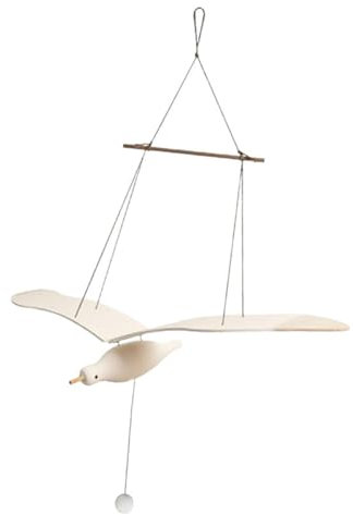 HOMOCONO Holz Vogel Hängeornament Wandaufhängung Deko Für Schlafzimmer Babyzimmer Party Fenster Verschönert Jeden Raum