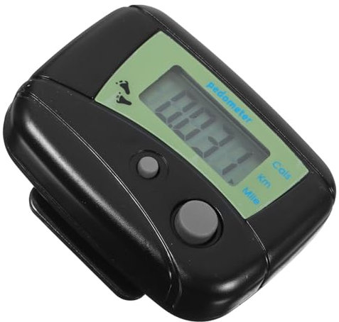 MILISTEN 2St Schritt kalorienzähler fittracker schrittzähler Multifunktions-Pedometer Sport-Pedometer Distanzmesser schrittezähler Laufstrecke Tracker Entfernungszähler Black