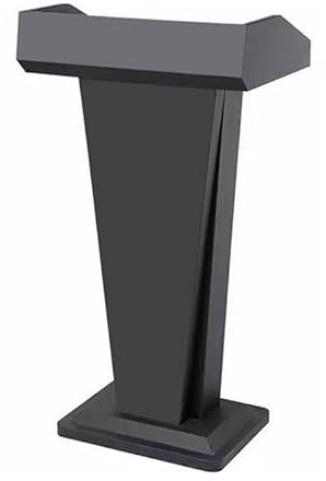 CMYCYDDPLY Rednerpult, Podium, Rezeption, Stehtisch, Multifunktions-Lesepult, for Reden, Eröffnungszeremonien, Feiern(Black)