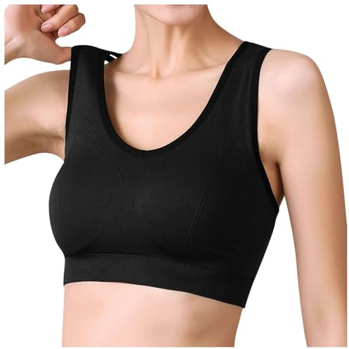Damen Super Push Up BH mit Bügel Große Brüste Starker Halt V-Ausschnitt Bügelloser BHS hebt an Klassische Bustier Damen BHS Modern Feeling Schlaf BH Mit ZusäTzlicher BH-VerläNgerung