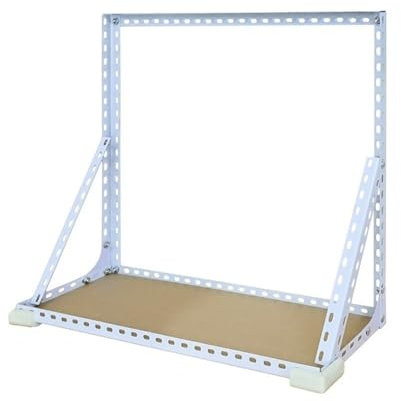 Bamboo Sea Computer Cart PC Tower Holder, Wall Mounted CPU Holder, Sturdy Metal Frame, Hanging PC Host Case Bracket, Holds Up to 66Lbs, Easy to Install Pc Stand For Floor(60 * 22.5 * 55cm)