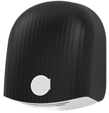 NGBFF Asciugamani Elettrico, Asciugamani Automatico Asciugamani a induzione a Parete con ad Alta velocità Freddo Caldo 1200W for WC da Bagno Commerciale(Noir)