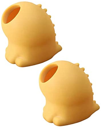 BEBEMOKO 2pcs Silicone Egg Separator for Easy Separation of Egg Yolk and White for Baking and Cooking