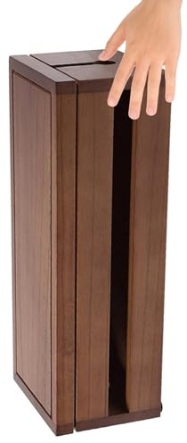 ELAYARD Holz Kabelaufbewahrungsbox Großformat mit Abnehmbarer Abdeckung Steckdosen Organizer aus Massivem Holz Kabelmanager für Steckdosenleisten und Adapter Wärmeableitungssystem für