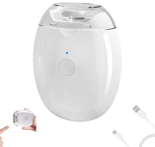 Electric Automatic Nail Clipper & Trimmer, Automatic Nail Trimmer, Nails File Electric with Led Light and 3 Speeds, for Baby, Kids, Adults with Transparent Dust-Proof Case (1Pc)