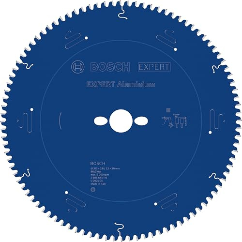 Bosch 1x EXPERT Aluminium Kreissägeblatt, 315x2,8/2,2x30 mm, Z96 | für Aluminium, Ø 315 mm, Professional Zubehör kabelgebundene Kapp- und Gehrungssäge