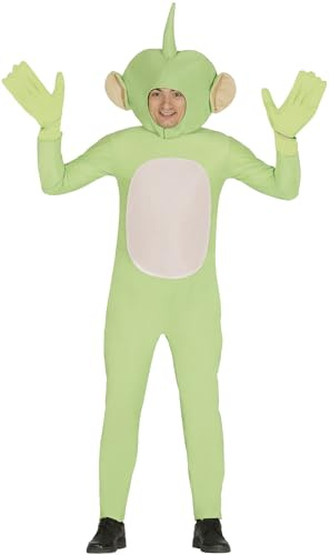 Fiestas Guirca Costume Alieno Verde Tante Coccole Uomo Donna Taglia l