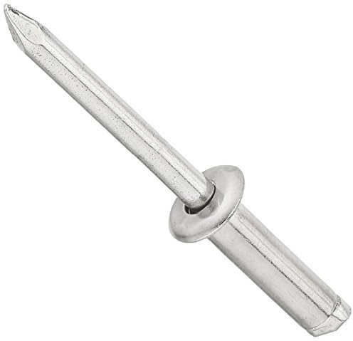 GESIPA ISO15983 Blindniete Flachrundkopf, Edelstahl mit Dorn,4.8 x 16 mm, 500 Stück,1433637