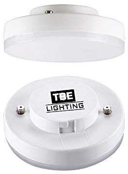 TBE Belysning LED GX53 5 W glödlampor/underskåp skivreflektor/inte dimbar/120° strålvinkel/varmvit – 3 000 Kelvin