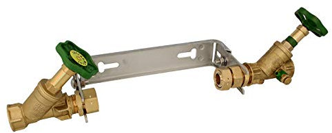 Schlösser -0022103100001- Einbaugarnitur 1 Zoll für Hauswasserzähler mit Baulänge 260 mm - verstellbare Ausführung - edelstahl