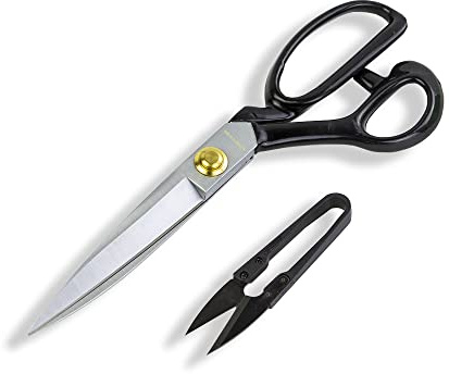 Linkshänder Schneiderschere von Astrowinter - Schneiderschere Stoffschere Edelstahl - Schneiderschere zum Schneiden von Stoff, Leder AW-001-L-1