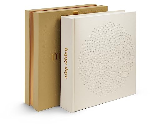 Premium Scrapbook Album for Family, Friends, Graduation, Baby Shower and Wedding Photos | 100 Pages for Multiple Sizes, 4x6, 5x7, 6x8, 8x10 | Cream Beige Acid Free Picture Album | Coffee Table Book