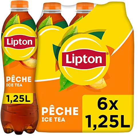 Lipton Thé Glacé Pêche 6x1,25L