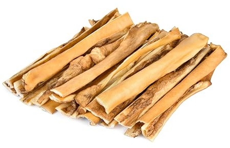 Kaureks Natur Hundeleckerlies, Rinderkopfhaut 2 kg ca. 15-25 cm, deutsche Herstellung, Kopfhaut Stangen für Hunde,