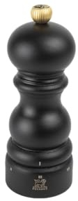 PEUGEOT - Paris u'Select 15 cm Salt Mill - 6 Predefined Grind Settings - Made with PEFC Certified Wood - Made in France - Chocolate