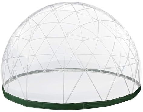 JJENXYYDS 3.6m / 12ft Bubble House Dome Aufblasbares Bubble Zelt,Transparentes Gartenzelt mit PVC-Abdeckung, Tür und Fenstern,für den Innen- und Außenbereich, Camping im Hinterhof