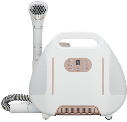 HEYKAR Limpiador a Vapor Pequeño, Potente Vaporizador De Bote, 6 Ajustes De Vapor, Aspirador Limpiador De Alfombras a Vapor, Vapor Continuo, para Muebles, Tapicería, Sofá