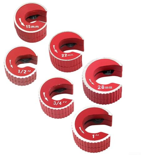 Cortador de tubos de cobre diseñado para proporcionar operaciones más suaves y minimizar las rebabas en los cortes (28 mm)